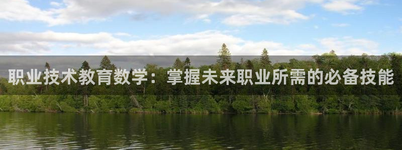 j9国际站登录|职业技术教育数学：掌握未来职业所需的必备技能